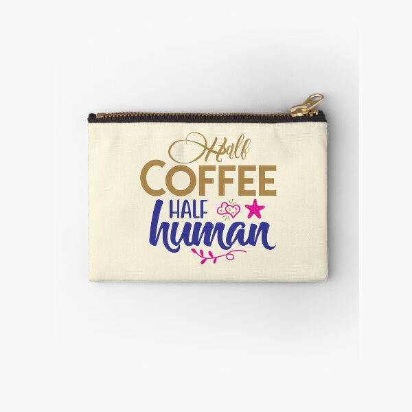 Item preview, Half Coffee Half Human designed and sold by CharlottePlaceArt.