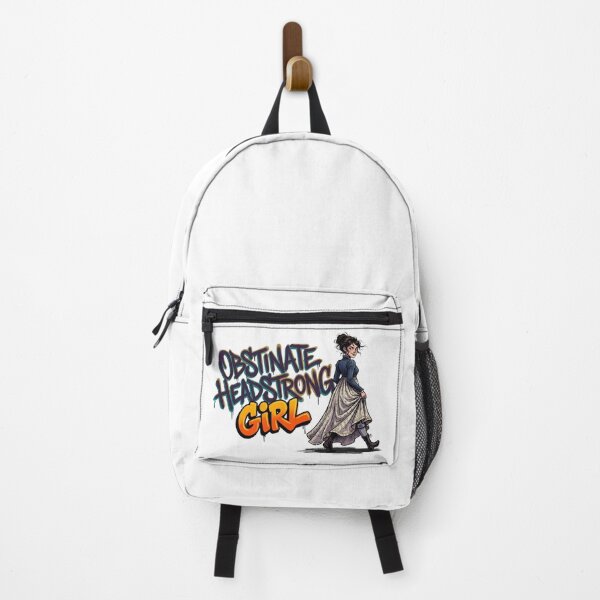 Item preview, Obstinate Headstrong Girl Graffiti Art Pride And Prejudice Quote designed and sold by Fenay Designs.