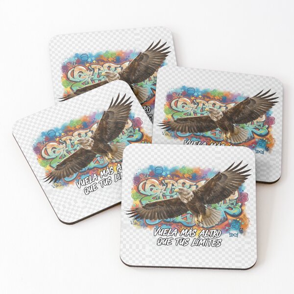 Item preview, Urban eagle graffiti flies high motivational designed and sold by AriasCreative.