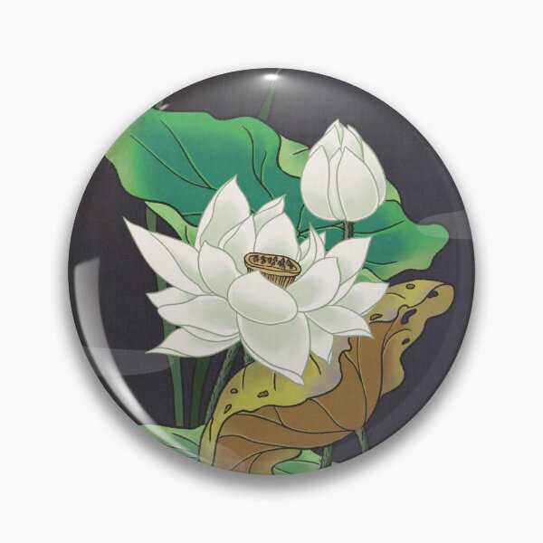 Item preview, Velvet Silence: The Noble Lotus in Deep Plum designed and sold by QamarART Paintings.