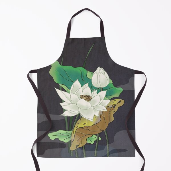 Item preview, Velvet Silence: The Noble Lotus in Deep Plum designed and sold by QamarART Paintings.