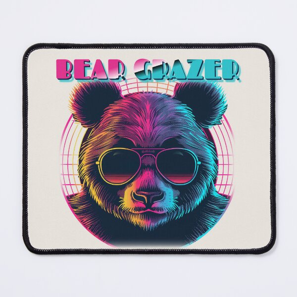 Item preview, Bear Grazer | Techno Vibe Bear designed and sold by Bold & Brewed.