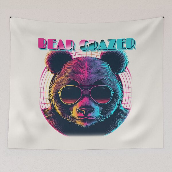 Item preview, Bear Grazer | Techno Vibe Bear designed and sold by Bold & Brewed.
