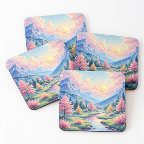 Item preview, Serene Landscape at Sunrise designed and sold by Mary Spencer.