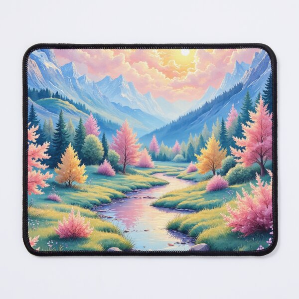 Item preview, Serene Landscape at Sunrise designed and sold by Mary Spencer.