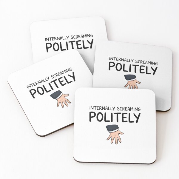 Item preview, Internally Screaming Politely Funny Pride And Prejudice designed and sold by Fenay Designs.