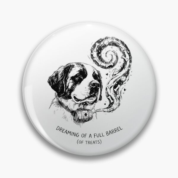 Item preview, The Barrel of Dreams - Saint Bernard Dog designed and sold by bapupa.