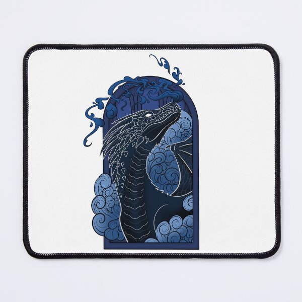 Item preview, Sapphire dragon stained glass designed and sold by Aakanksha97.