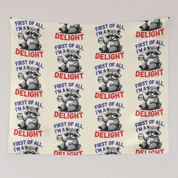 Item preview, Cute Racoon designed and sold by CharlottePlaceArt.