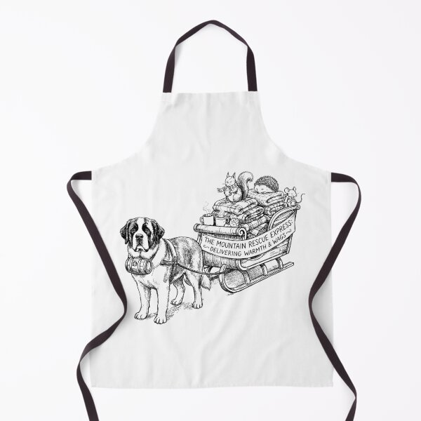 Item preview, The Mountain Rescue Express - Saint Bernard Dog designed and sold by bapupa.