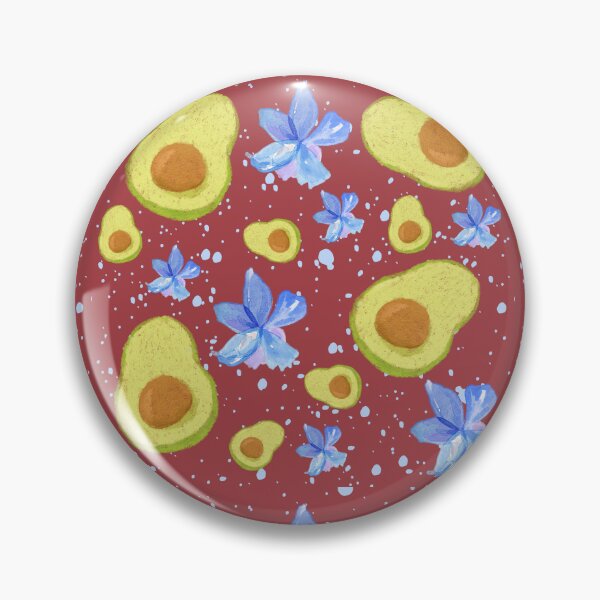 Item preview, Floral Summer Avocado  designed and sold by ApricityPhrases.