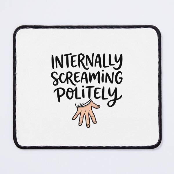 Item preview, Internally Screaming Politely Jane Austen Regency Humor designed and sold by Fenay Designs.
