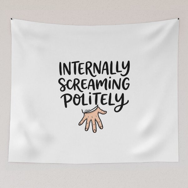 Item preview, Internally Screaming Politely Jane Austen Regency Humor designed and sold by Fenay Designs.