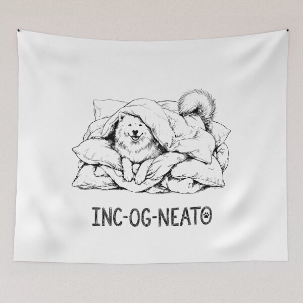 Item preview, Pillow Camouflage - Samoyed Dog designed and sold by bapupa.
