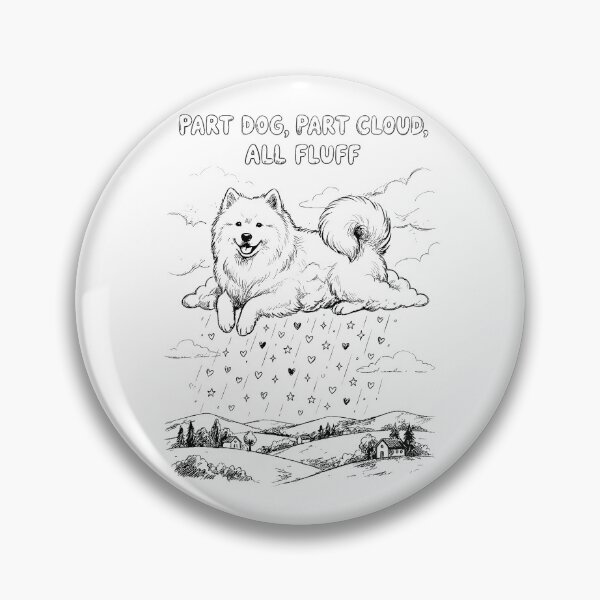 Item preview, The Cloud Pooch - Samoyed Dog designed and sold by bapupa.
