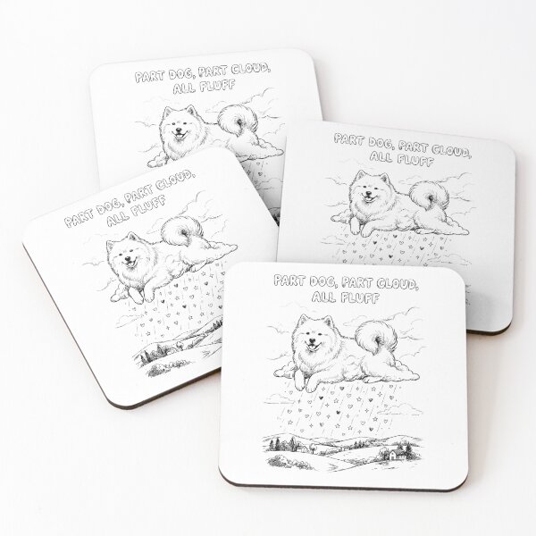 Item preview, The Cloud Pooch - Samoyed Dog designed and sold by bapupa.