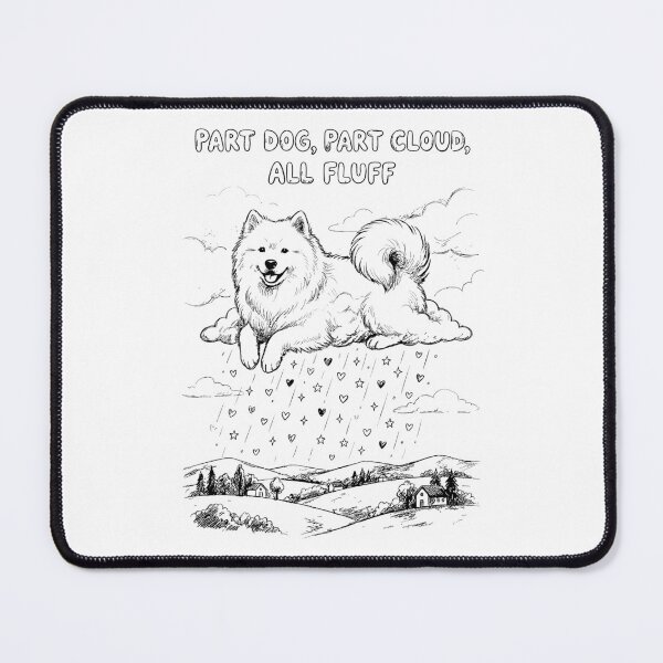 Item preview, The Cloud Pooch - Samoyed Dog designed and sold by bapupa.
