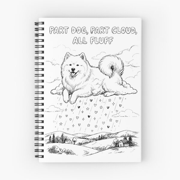 Item preview, The Cloud Pooch - Samoyed Dog designed and sold by bapupa.