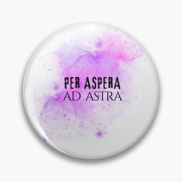 Item preview, Through hardships to the stars | Per aspera ad astra | Purple transparent background designed and sold by Skaldcraft.