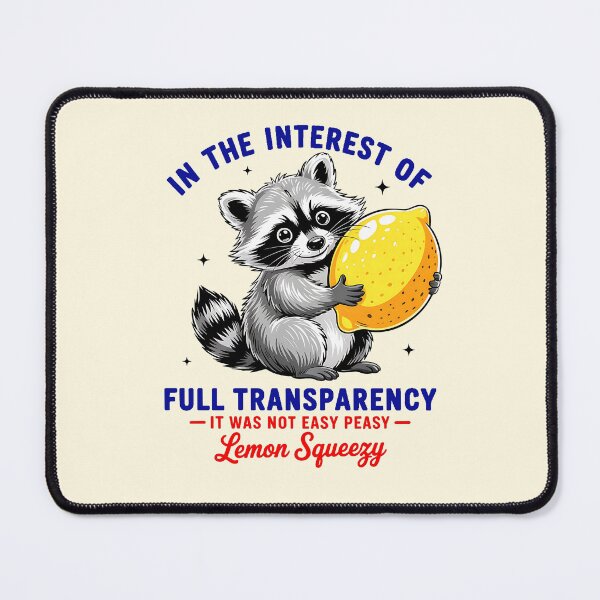 Item preview, Lemon Squeezy Racoon designed and sold by CharlottePlaceArt.