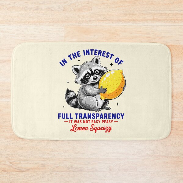 Item preview, Lemon Squeezy Racoon designed and sold by CharlottePlaceArt.