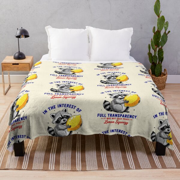 Item preview, Lemon Squeezy Racoon designed and sold by CharlottePlaceArt.