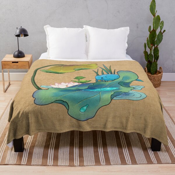 Item preview, Azure Calm: The Blue Bird’s Resting Place designed and sold by QamarART Paintings.