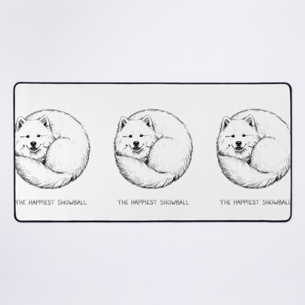 Item preview, The Smiling Snowball - Samoyed Dog designed and sold by bapupa.