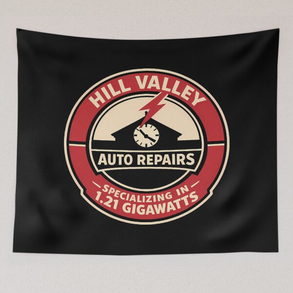 Item preview, Retro Hill Valley Auto Repair designed and sold by agearb.
