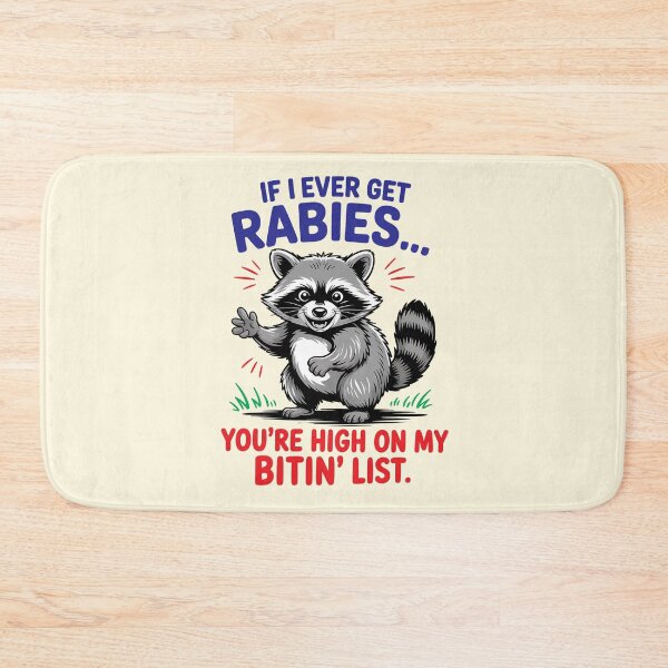 Item preview, Rabies Racoon designed and sold by CharlottePlaceArt.