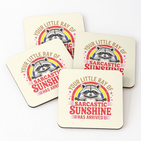 Item preview, Ray of Sunshine Racoon designed and sold by CharlottePlaceArt.