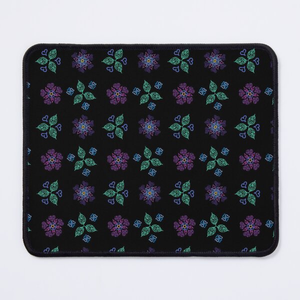 Item preview, Hearts & Leaves Jewel Tones Spaced designed and sold by Digitalmyth's Designs.