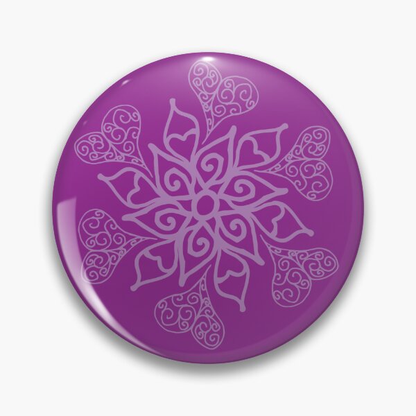 Item preview, Hearts & Leaves Purple Spaced designed and sold by Digitalmyth's Designs.