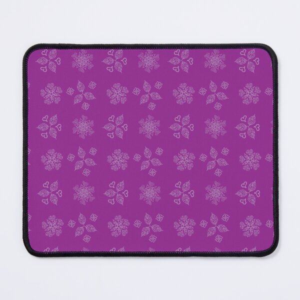 Item preview, Hearts & Leaves Purple Spaced designed and sold by Digitalmyth's Designs.