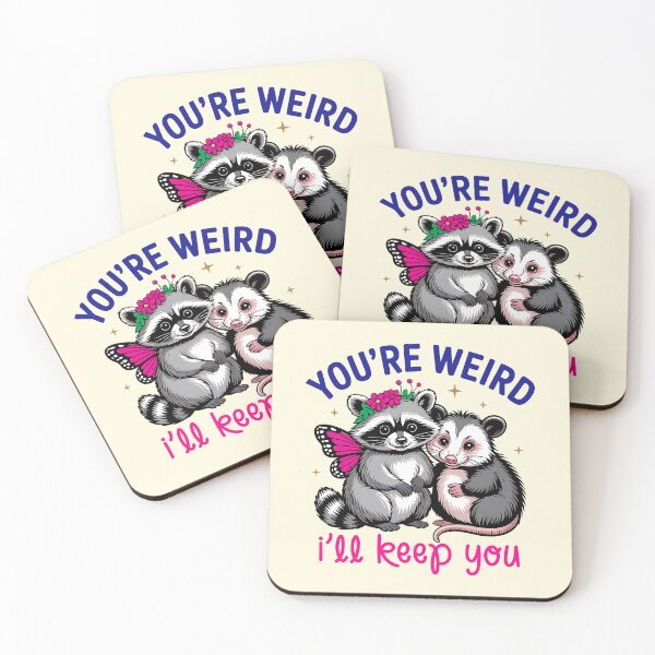 Item preview, Weird Loving Racoon designed and sold by CharlottePlaceArt.