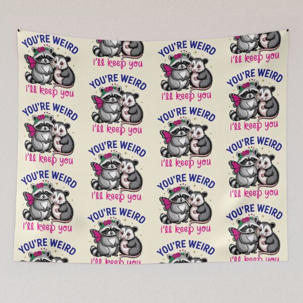 Item preview, Weird Loving Racoon designed and sold by CharlottePlaceArt.