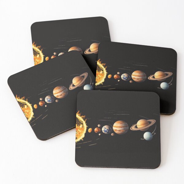 Item preview, Solar System Galaxy Art – Detailed Space Illustration with Planets & Sun designed and sold by JordanInk Studio.