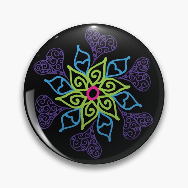 Item preview, Hearts & Leaves Brights Spaced designed and sold by Digitalmyth's Designs.