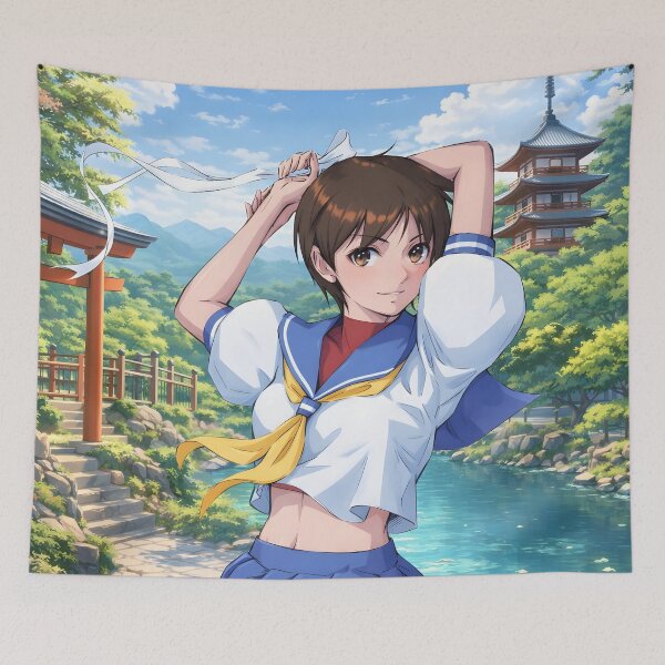 Item preview, Street Fighter - Kasugano Sakura designed and sold by Bikash-A7.
