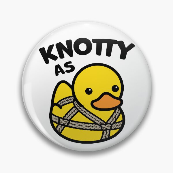 Item preview, Knotty As Duck Kinky BDSM Fetish Shibari Rope Rubber Duck designed and sold by DesiDuck.