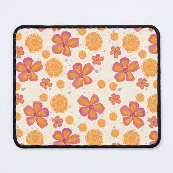 Item preview, Summer Orange Floral Pattern designed and sold by ApricityPhrases.