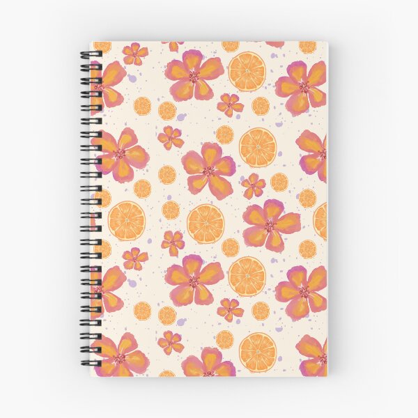 Item preview, Summer Orange Floral Pattern designed and sold by ApricityPhrases.