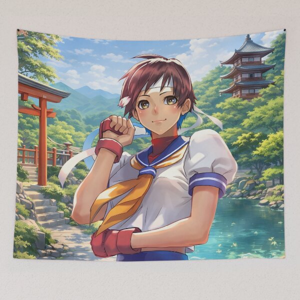 Item preview, Street Fighter - Kasugano Sakura Cover Image designed and sold by Bikash-A7.