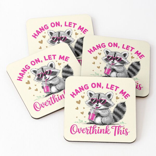 Item preview, Overthinking Racoon designed and sold by CharlottePlaceArt.
