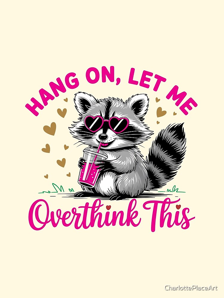 Thumbnail 3 of 3, Scarf, Overthinking Racoon designed and sold by TorringtonPlace.