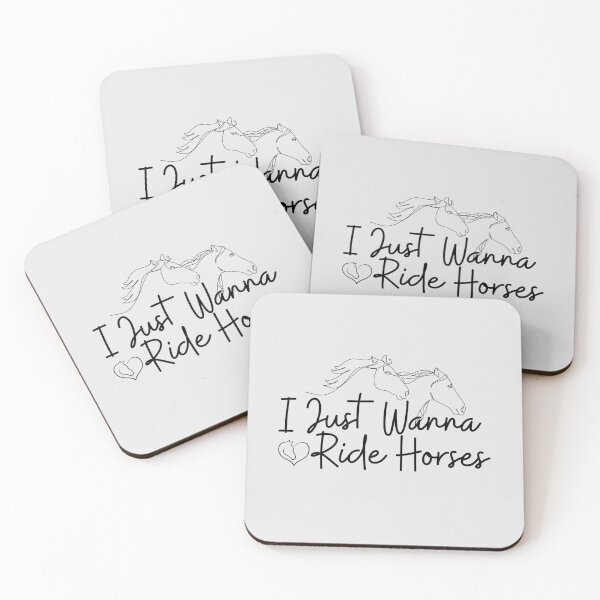Item preview, I Just Wanna Ride Horses Equestrian Horse Riding Rider designed and sold by faridman.