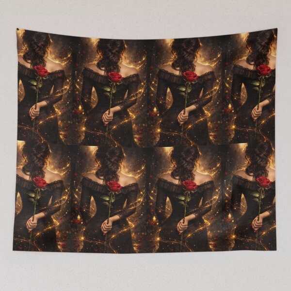 Item preview, Enchanted Crimson Rose: Gothic Mystery designed and sold by Dreamy Armine Art.