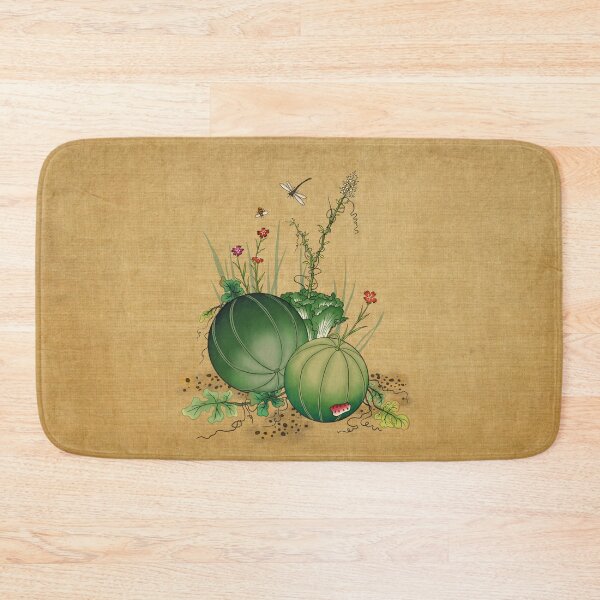 Item preview, Summer Abundance: Watermelon and Garden Friends designed and sold by QamarART Paintings.