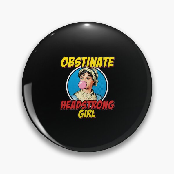 Item preview, Obstinate Headstrong Girl Pop Art Portrait Jane Austen designed and sold by Fenay Designs.