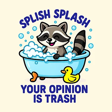 Artwork thumbnail, Trash Racoon by CharlottePlaceArt